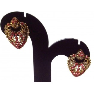Golden Oxidized Earring Bali Jewelry Bollywoo Ethnic Imitation Drop Dangle EA107